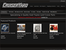 Tablet Screenshot of cruiseryard.com